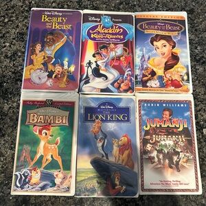 Six Disney VHS Classics
